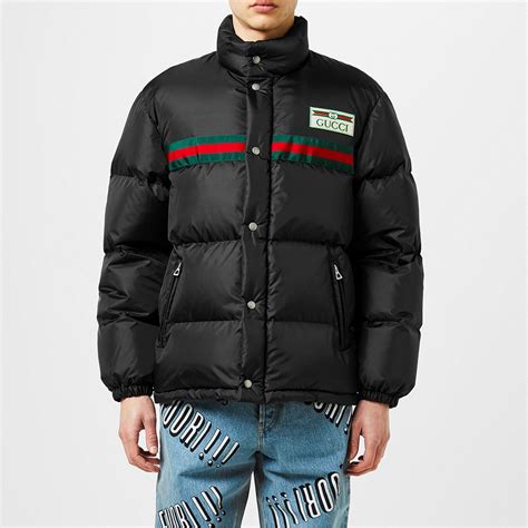 gucci rabbit logo puffer jacket|Gucci puffer jacket men's.